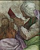 Michelangelo 1511 Voute de la Chapelle Sixtine  la sibylle de Perse Detail.JPG